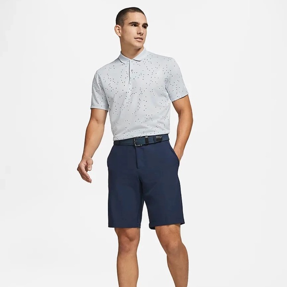 Nike Golf Dri-Fit Shorts Navy Blue Standard Fit - Picture 1 of 16